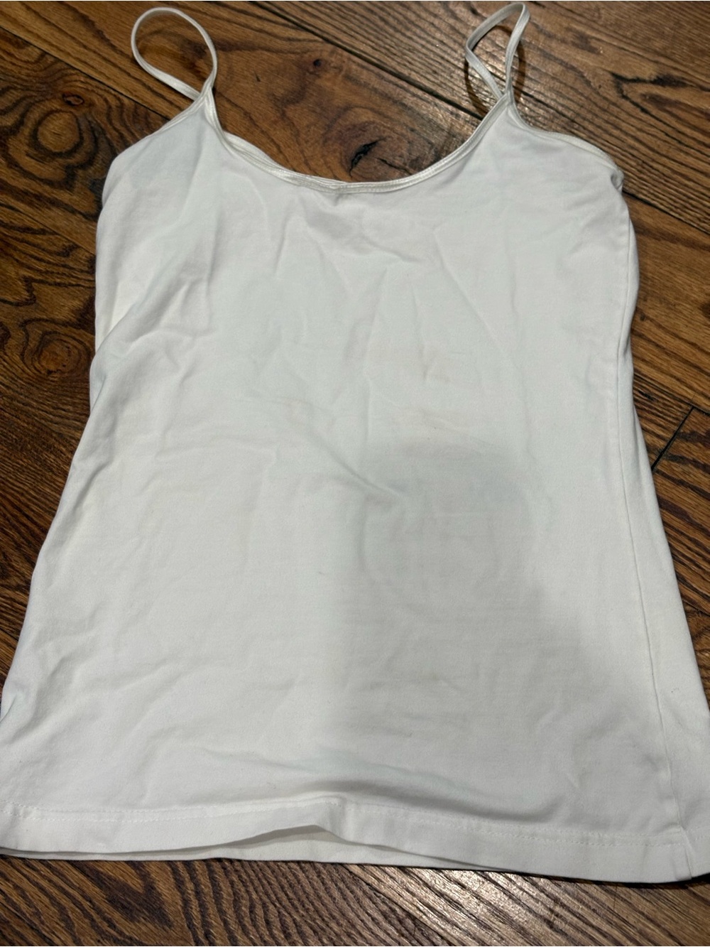 bp White Spaghetti Strap Tank Top
